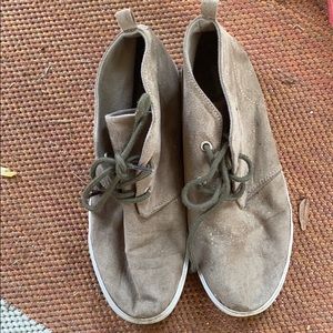 Suede Brown High Tops